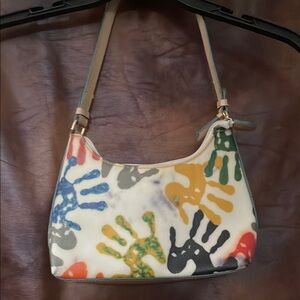 Colorful Handprint Women's Bag